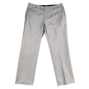 Peter Millar Collection Pants Mens 40 x 31 Grey Golf Flat Front Chino